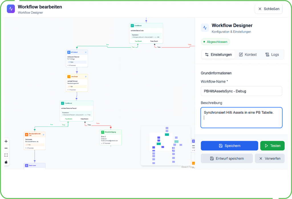Digitale Workflows für Handwerksbetriebe Digitale Workflows für Bauunternehmen – automatisierte Prozesse verbinden Büro und Baustelle für effizientere Projektabläufe.